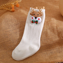 Load image into Gallery viewer, Festive Toddler Reindeer Winter Socks
