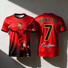 Load image into Gallery viewer, 2026 Ronaldo 7 Football Jersey Chatgpt Ai Style Adults and Kids Fan Edition Summer Soccer Training Tops Comfortable Sportswear
