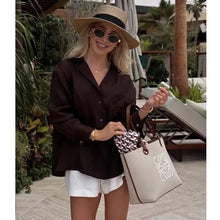 Load image into Gallery viewer, 2026 New Women's Spring Shirts Fashion Loose Elegant Office Shirts Chic Street Comfort Youth Travel Holiday Shirt Tops
