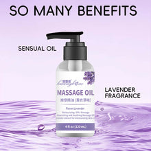 Load image into Gallery viewer, Lavender Massage Oil for Calming, Soothing and Relaxing Muscles Massage Oil for Massage Ideal Body Oil for Skin Moisturizing
