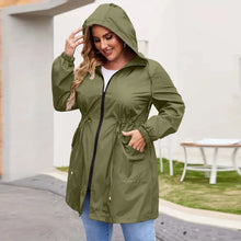 Load image into Gallery viewer, Women Trench Coat New Spring Autumn Jacket Casual Long Sleeve Hooded Mid Long Windbreaker Female Overcoat High-Quality Coats
