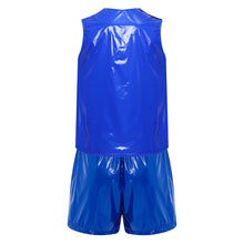 Load image into Gallery viewer, Mens Special Needs Waterproof Sweat Tracksuit Tank Tops And Sides Buttons Boxer Shorts Two Pieces Outfit Adaptive Clothing
