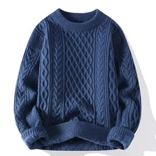 Load image into Gallery viewer, 2024 Autumn Winter Men's Sweater Japan Fashion Men Clothing Striped Sweater Men Casual Streetwear Pullover O-Neck Sweaters Men
