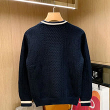 Load image into Gallery viewer, 2025 Winter New Fashion Twist Knitted Sweater Men Trendy Casual Solid Color Warm Versatile Handsome Men Sweater
