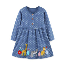 Load image into Gallery viewer, Butterfly Polka Princess Girls Dress
