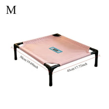 Load image into Gallery viewer, Pet Camping Bed Elevated Bed for Dogs Folding Puppy Camping Bed Cat House Portable Removable Washable Puppy Beds Dog Hammock
