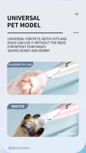 Load image into Gallery viewer, Pet Dog Electric Groomer Trimmer with LED Light Waterproof Pet Foot Hair Trimmer Low Noise Cat Dog Face Foot Ear Hip Paw Shaver
