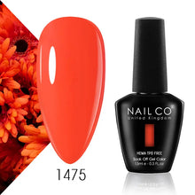 Load image into Gallery viewer, NAILCO 15ml Nail Gel Polish Semi Permanent UV Varnish Nails Art Gel Vernis Manicure TOP BASE Nails Products Supplies Equipment
