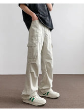 Load image into Gallery viewer, Pants Men's Trendy American Paratrooper Overalls Men's Summer Casual Handsome Outdoor Loose Straight
