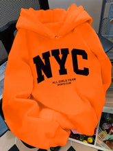Load image into Gallery viewer, New York Team Navy Blue Zip Hoodie (Fall/Winter)
