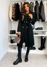 Load image into Gallery viewer, Vintage Double Breasted Wool Trench
