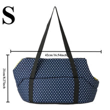 Load image into Gallery viewer, Portable Pet Carrier Bag - Breathable Mesh Winter Warm Foldable Shoulder Handheld Bag, for Small-medium Dogs Cats

