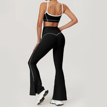 Load image into Gallery viewer, Yoga Set Women Sport Bra Gym Workout Legging High Waist Wide Flare Pant Fitness Sports Shorts Active Wear Suit
