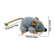 Load image into Gallery viewer, Plush Cat Toy Mouse Realistic Moving Tail with Sound Interactive Kitten Toys for Indoor Cats Hunting Game Play Pet Supplies
