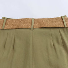 Load image into Gallery viewer, Women's Shorts High Waist Y2k Belt Short Woman Streetwear Harajuku Baggy Jeans Skort Beach Bermuda Pants Y 2k Summer New
