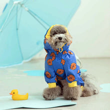 Load image into Gallery viewer, Waterproof Hooded Pet Rain Jacket

