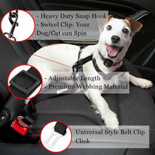 Load image into Gallery viewer, Car Seat Belt Pet Dog Leash Adjustable Lead Leash Safety Travel Clip Puppy Collar Leash Pet Supplies Dog Accessories Dropship
