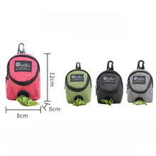 Load image into Gallery viewer, Portable Dog Training Treat Bag Outdoor Pet Dog Treat Pouch Puppy Snack Reward Waist Bag Dog Poop Bag Dispenser Pet Accessories

