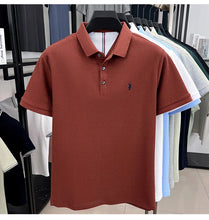 Load image into Gallery viewer, 100% pure cotton high-end brand men's short sleeve polo shirt summer fashion original pony embroidery golf Paul  casual T-shirt
