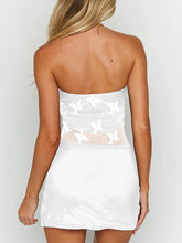 Load image into Gallery viewer, Lace Tube Crop Top
