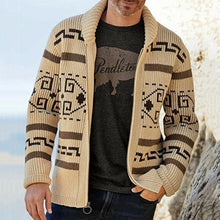 Load image into Gallery viewer, Winter Men's Cardigan Sweaters Fashion Male Knitted Sweater Thermal Warm Coats Casual Man Cashmer Lapel Knitted Jackets Clothing

