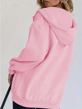 Load image into Gallery viewer, Printed Fleece Zip Hoodie Jacket
