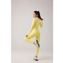 Load image into Gallery viewer, Women's Fitness Set Stand-Up Collar Long-Sleeve Yoga Top High-Waisted Leggings Running &amp; Fitness Set
