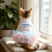 Load image into Gallery viewer, 1pc  Pet Dress Adorable Printed Design Pet Apparel Dog Cat Dress Fit for  Bichon Teddy Puppy Kitten Daily Outing Dress
