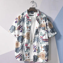 Load image into Gallery viewer, Printed Shirts and Blouses for Men Colourful Hip Hop Clothing Geometric Funny Man Tops Hawaiian Graphic with Pocket Floral Xxl S
