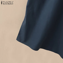 Load image into Gallery viewer, Elegant Lapel Solid Midi Dress
