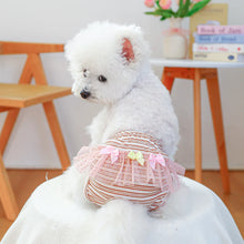 Load image into Gallery viewer, Striped Cotton Puppy Panties Set
