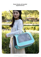 Load image into Gallery viewer, Pet Outing Portable Cat Dogs Handbag Summer Breathable Carrier Travel Puppy Kitten Single Shoulder Bag Pet Carrying Bag Supplie

