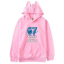 Load image into Gallery viewer, Kids Cat Ears Cartoon Hoodie
