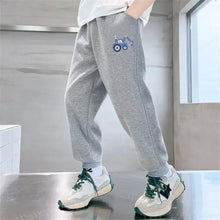 Load image into Gallery viewer, Boys' Off-Road Truck Print Joggers – Casual Sweatpants for Spring, Autumn, and Winter
