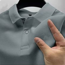 Load image into Gallery viewer, 2025 Hot Sale Men's Summer Casual Breathable Comfortable Polo Shirt Men's Solid Color High Quality Short Sleeve T-Shirt ﻿
