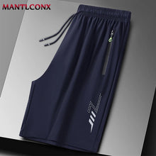 Load image into Gallery viewer, Summer Men's Shorts Cool Sportswear Running Sport Shorts Casual Bottoms Gym Fitness Training Jogging Short Pants Men Black Gray
