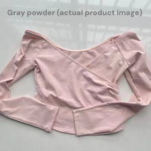 Load image into Gallery viewer, C-B Women's Yoga Set: Long-sleeved V-neck T-shirt &amp; High-waisted Cuffed Shorts &amp; Leggings, Suitable for Gym Workouts.
