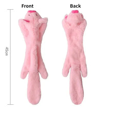 Load image into Gallery viewer, Funny Simulated Animal No Stuffing Dog Toy with Squeakers Durable Stuffingless Plush Squeaky Dog Chew Toy Crinkle Pet Squeak Toy
