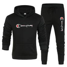 Load image into Gallery viewer, 2025 Men's Tracksuit Hooded Sweatshirt+Sweatpants 2 Pcs Sets Sports Suit Casual Jogger Sportswear 2 Piece Male Streetwear Sets
