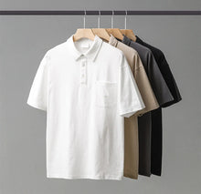 Load image into Gallery viewer, Heavyweight Cotton Pocket Summer Polo
