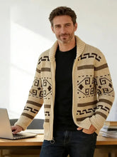 Load image into Gallery viewer, Winter Men's Cardigan Sweaters Fashion Male Knitted Sweater Thermal Warm Coats Casual Man Cashmer Lapel Knitted Jackets Clothing

