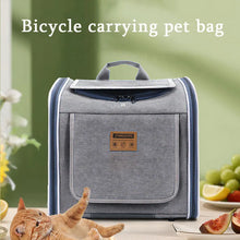 Load image into Gallery viewer, Bicycle Carrying Cat Bag Dog Bag Pet Bag Portable Backpack For Outdoor Use Suitable For Carrying Bicycles And Motorcycles
