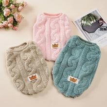 Load image into Gallery viewer, Soft Fleece Pet Vest Swater for Small Dogs Cats Autumn Winter Warm Puppy Clothes Pullover Chihuahua Rabbit Costume Pet Apparel
