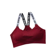 Load image into Gallery viewer, Women Sexy Sports Bra Tops For Gym Top Fitness Yoga Female Pad Sportswear Vest Tank Tops Sport Push Up Sports Bras Underwear
