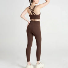 Load image into Gallery viewer, Women's Yoga Set Workout Set 2 Piece High Waist Yoga Leggings Sports Bra Gym Suit Activewear Sports Fitness Set Sports Suit

