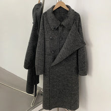 Load image into Gallery viewer, Belted Wool Blend Long Coat

