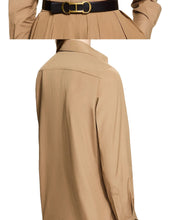 Load image into Gallery viewer, Embroidered Shirt Skirt Office Set
