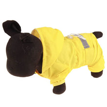 Load image into Gallery viewer, Overalls Style Puppy Rain Coat
