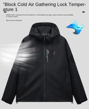 Load image into Gallery viewer, Modern Hooded Zipper Trench Coat
