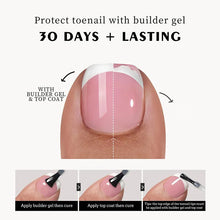 Load image into Gallery viewer, New 120Pes False Nails on Legs French Short Sguare Press on Toe Nails Foot False Nails Feet for Women JZJCDJ01
